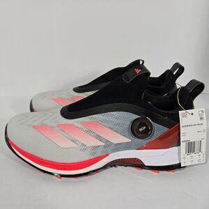 Adidas Adizero ZG BOA Spikeless Golf Shoes IH9896 Mens Size 10 White Black Red